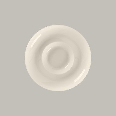 Tiefer Teller mit Rand aus...