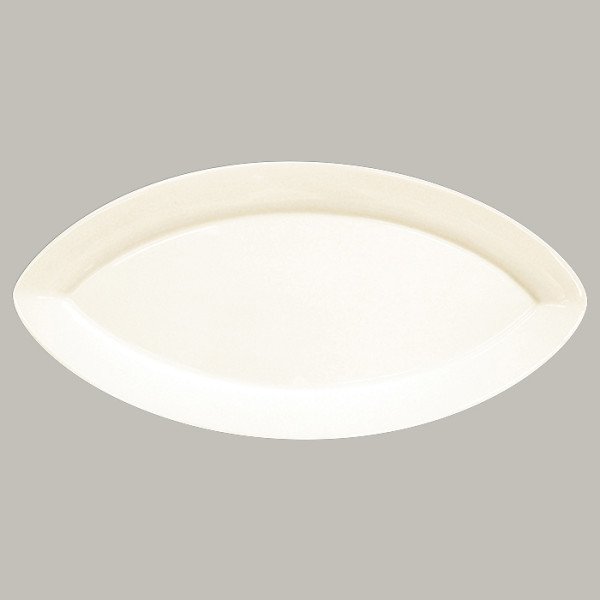 Platte oval aus Porzellan, 40 cm, 12 Stück – zeitlose Eleganz für Gastronomie und Alltag