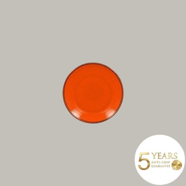 Teller coup flach aus der Fire Serie – 24-teiliges Porzellan-Set