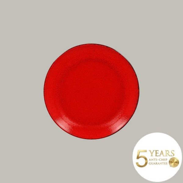 Teller coup flach aus Porzellan – Fire Serie von RAK Porcelain, 12 Stück, Ø 26.7 cm