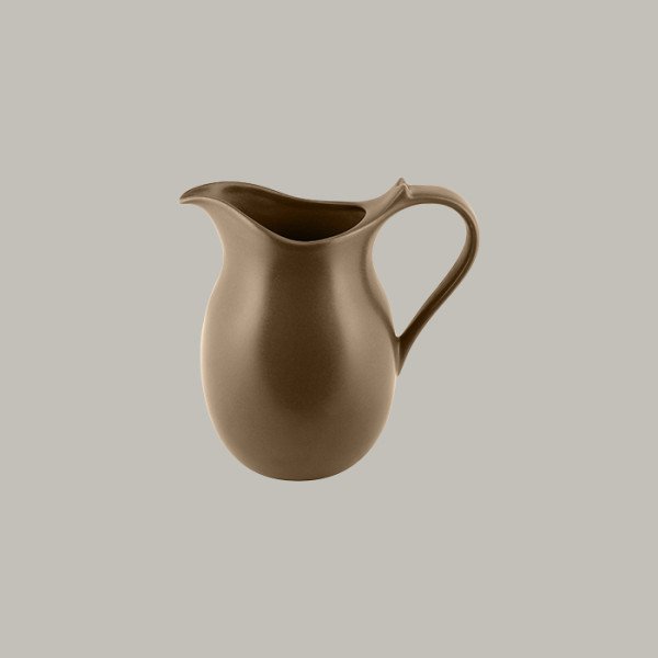 Krug aus Porzellan Genesis Serie von RAK Porcelain – 4-teiliges Set in Mandelbeige, Kakaobraun & Rinde-Braun