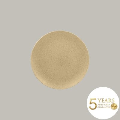 Teller coup flach aus...