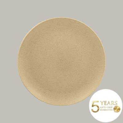 Teller coup flach aus...