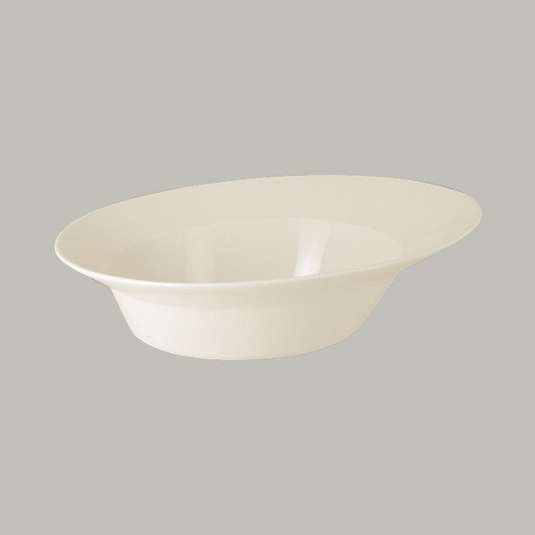 Salatschale oval aus Porzellan, Serie Giro, 26 cm – 6-teilig