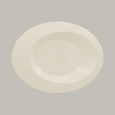 Tiefer Teller mit Rand oval...