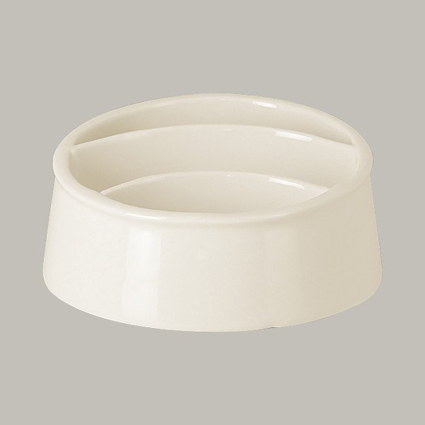 Zuckertütenschale aus Porzellan – Serie Giro von RAK Porcelain, Ø 11,3 cm, 12-teilig