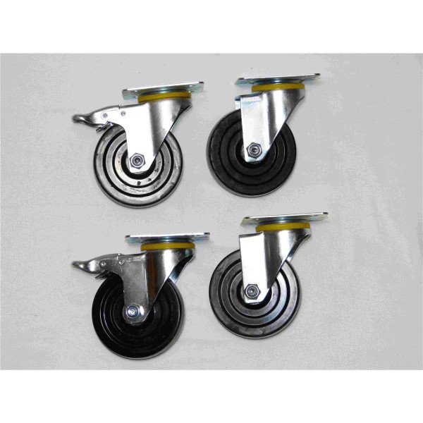 4er Set Räder - Höhe 150mm