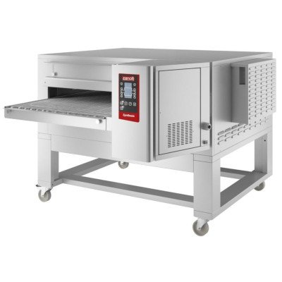 Forno a gas a passaggio Zanolli - 1980 x 2450mm - Digitale - Larghezza nastro: 1000mm - con supporto incluso