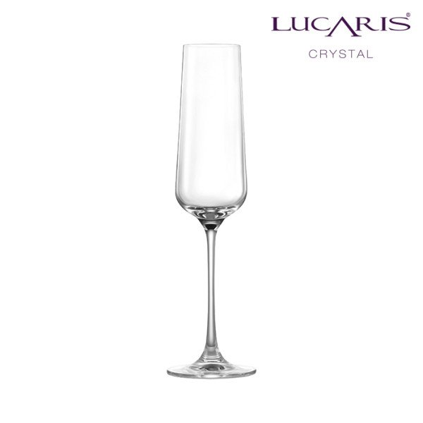 Champagnerflöte aus Kristallglas, 6er Set – Glaswaren Kollektion Lucaris Hong Kong Hip