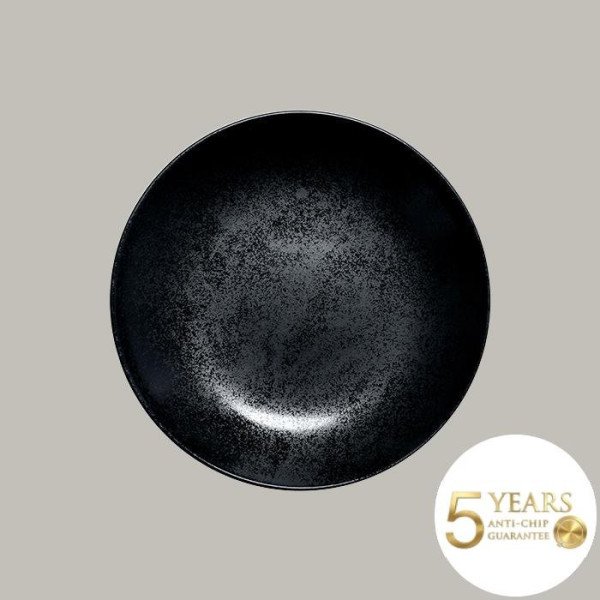 Teller coup tief aus der Serie Karbon – 12-teiliges Porzellan-Set