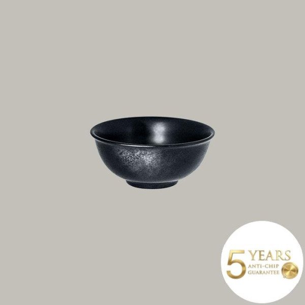 Schale Karbon 12-teilig aus Porzellan, anthrazit-schwarz, Ø 12 cm