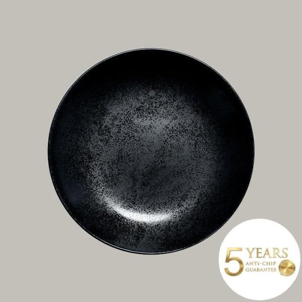 Teller coup tief aus der Serie Karbon – 12-teiliges Porzellan-Set von RAK Porcelain