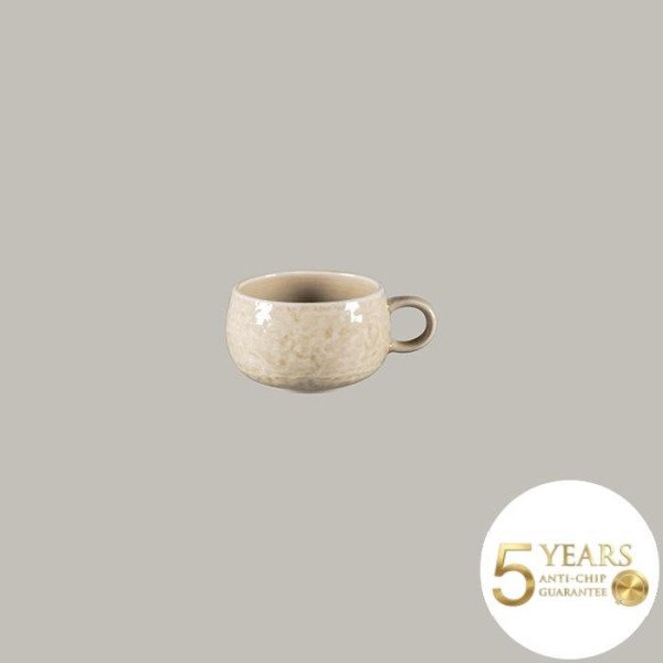 Kaffee- und Teetasse aus Rakstone, 12er Set, Ø 9 cm, 25 cl – RAK Porcelain