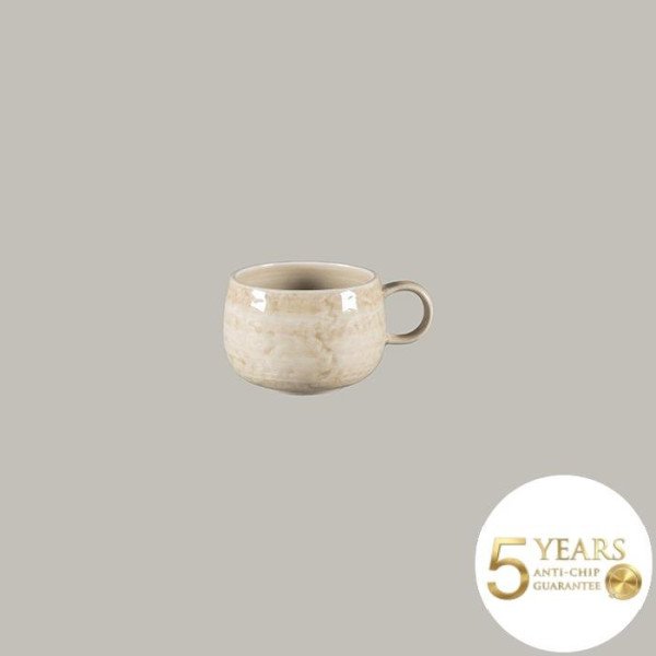 Kaffee- und Teetasse aus Rakstone, 12er Set, Ø 9 cm, 30 cl, rund, Gastronomie-Design, 5 Jahre Garantie