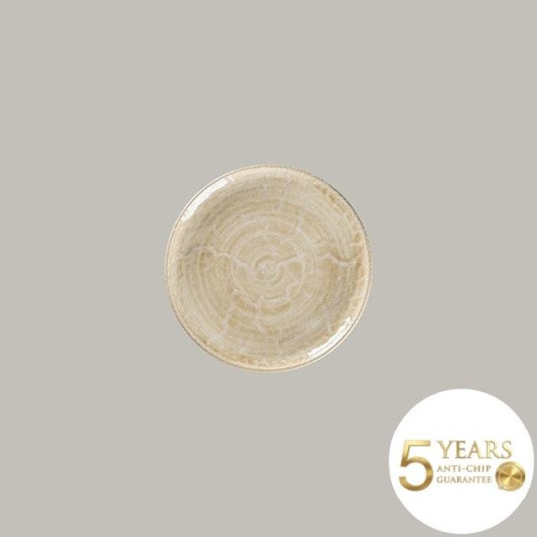 Flacher Teller Coupe aus Rakstone, 20.9 cm Ø, 12 Stück, ideal für Dessert & Vorspeisen
