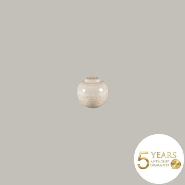 Salzstreuer aus Rakstone, rund, 6,5 cm Ø, 12 Stück, 5 Jahre Garantie - RAK Porcelain