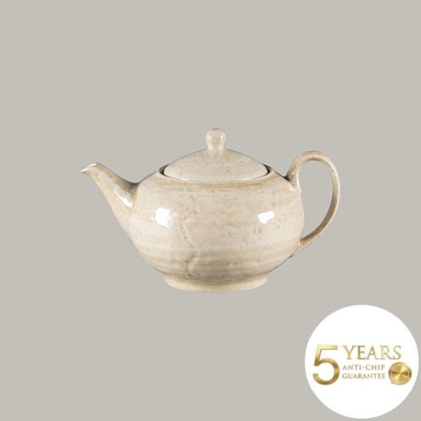 Teekanne aus Rakstone, rund, 120 cl, 4 Stück, 5 Jahre Garantie – RAK Porcelain