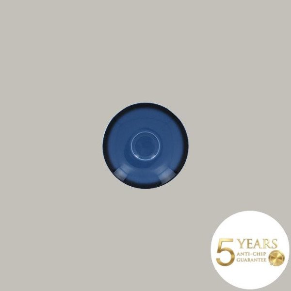 Untertassen Lea aus Porzellan, 12 Stück, Ø 12,5 cm, blau, RAK Porcelain