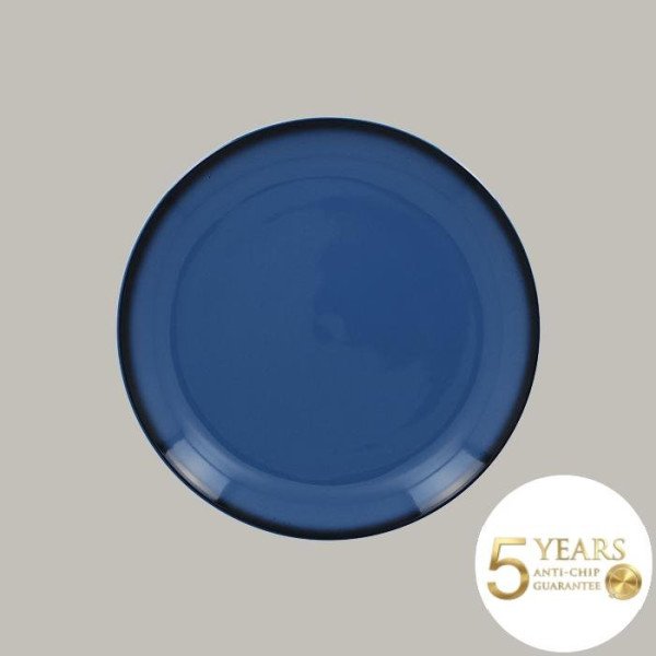 Teller coup flach aus Porzellan, 12 Stück, Ø 29,3 cm, Serie Lea in frischen Farben