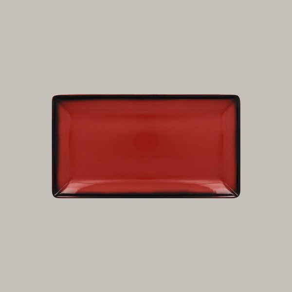 Teller coup flach rechteckig 33,8 cm, 6er Set in frischen Farben von RAK Porcelain