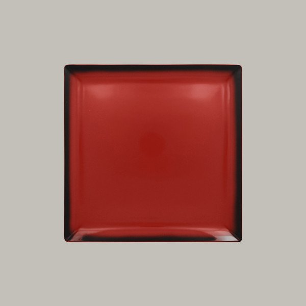 Teller coup flach aus Porzellan, quadratisch, 30,5 cm – 6 Stück von RAK Porcelain