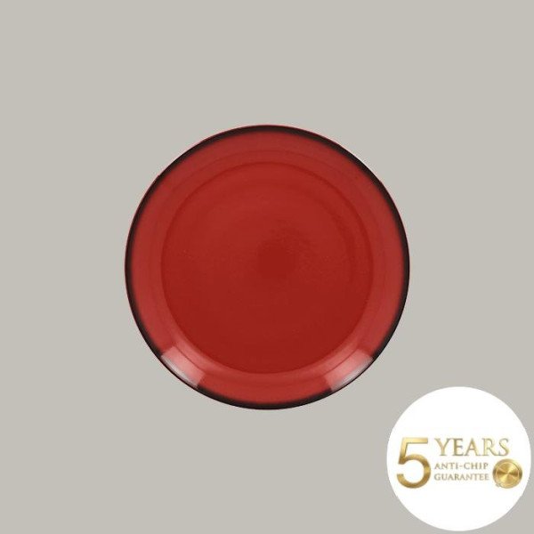 Teller coup flach aus Porzellan, 24 cm, 12 Stück, bunte Farben, RAK Porcelain