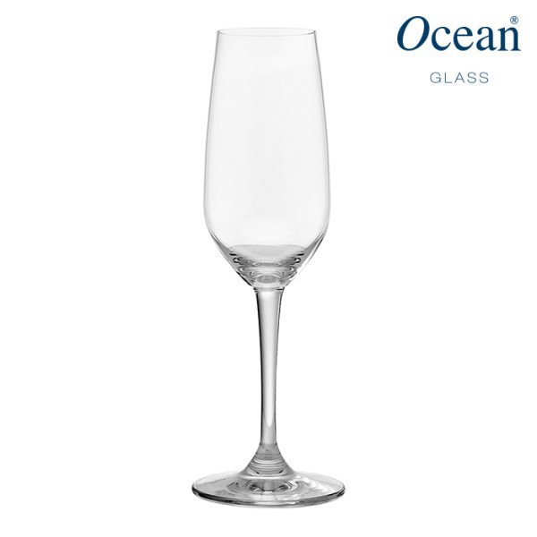 Champagnerflöte aus Glas, 6er Set, Ø 5.7 cm, 21 cm hoch – RAK Porcelain Ocean Lexington