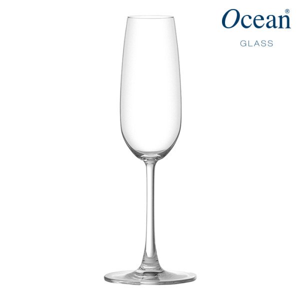 Champagnerflöte aus Glas, 6er Set, Ø 5.6 cm, Höhe 23 cm, 21 cl – RAK Porcelain