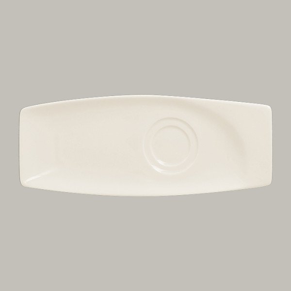 Untertasse rechteckig aus Porzellan – Mazza Kollektion von RAK Porcelain