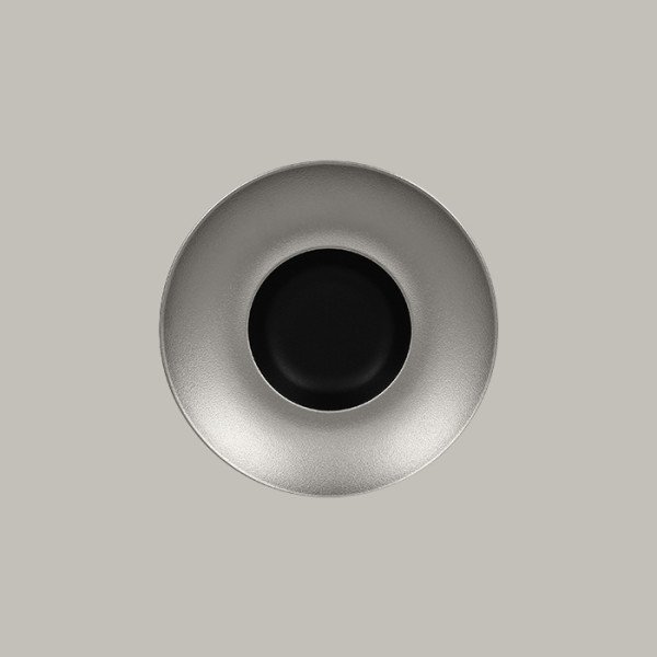 Teller tief mit Rand aus Porzellan – Elegantes Geschirr mit Gold-, Silber- oder Bronzeveredelung