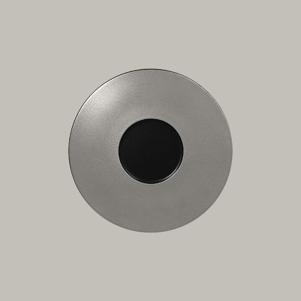 Teller flach mit Rand aus Porzellan – Opulence Metalfusion Kollektion von RAK Porcelain