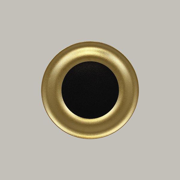 Teller flach mit Rand aus Porzellan – Elegantes Opulence Metalfusion Geschirr von RAK Porcelain