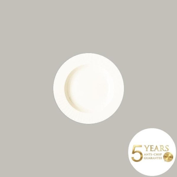 Teller tief mit Rand aus Porzellan, 6er Set – RAK Porcelain Metropolis Kollektion