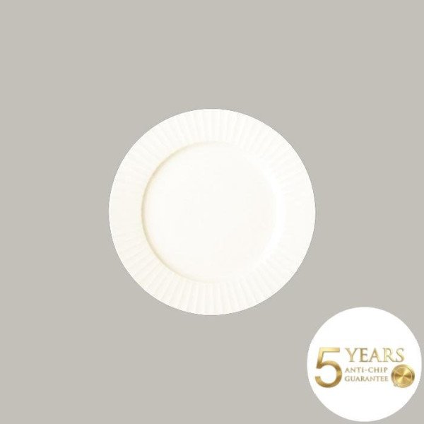 Teller flach mit Rand, 12-teiliges Porzellan-Set von RAK Porcelain – elegant & stabil