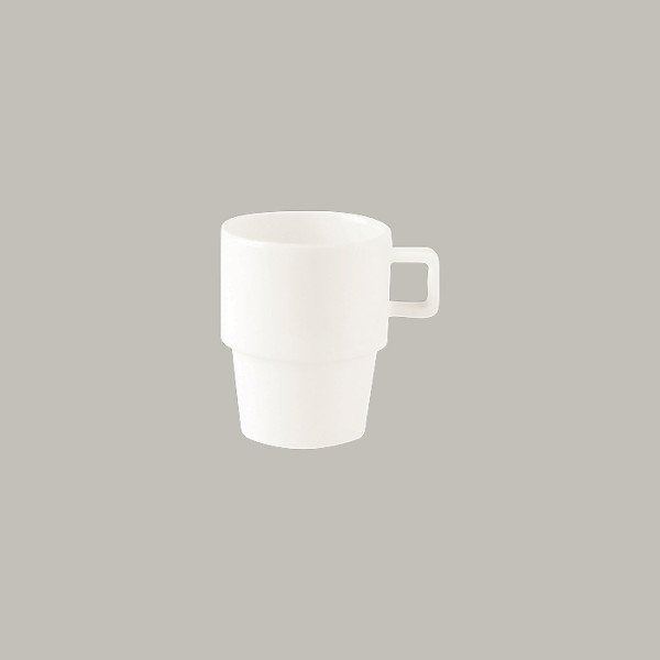 Becher stapelbar aus Porzellan, 12er Set – RAK Porcelain