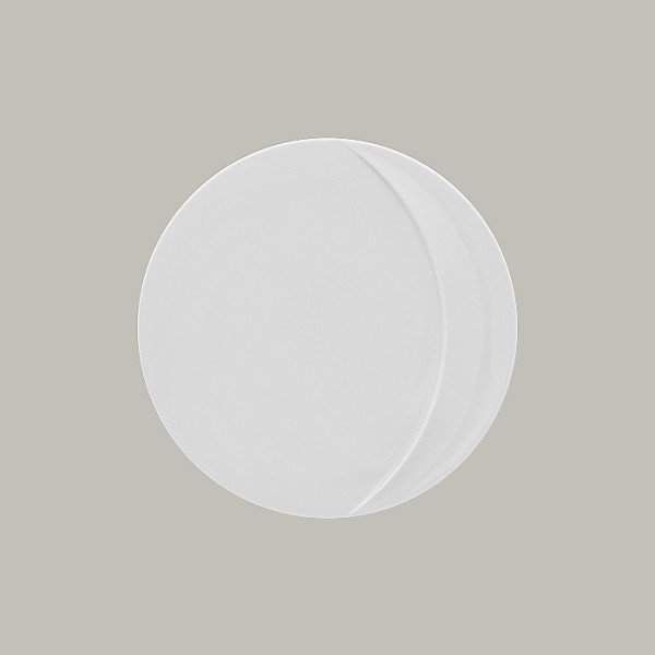Teller flach aus Porzellan Ø 20,5 cm – 12er Set Moon Kollektion