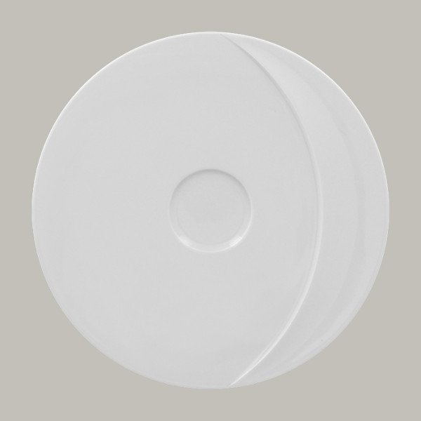 Sushi-Teller aus Porzellan, rund Ø 32,8 cm – RAK Porcelain Moon Kollektion