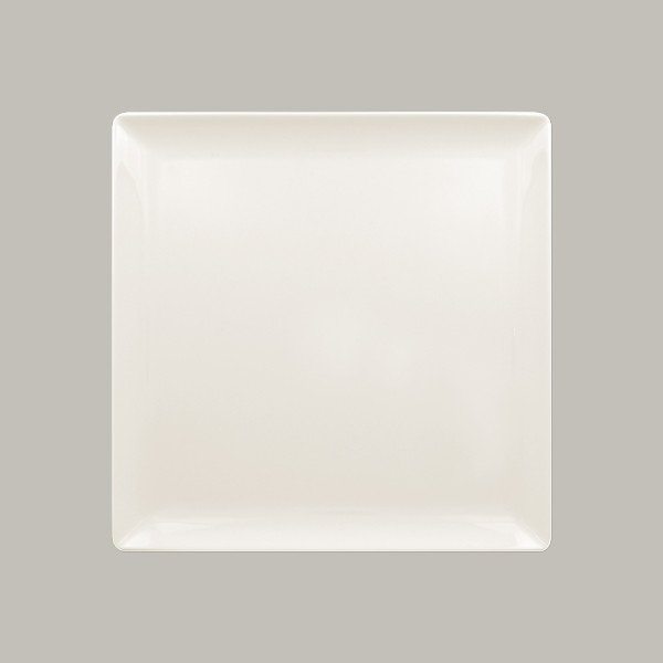 Teller coup flach aus Porzellan, 6er Set, quadratisch, 30,5 cm – RAK Porcelain