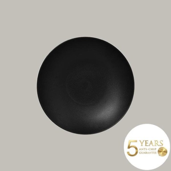 Teller coup tief Neofusion Serie, 12-teilig, Porzellan, Ø 25.9 cm, Vulkanschwarz