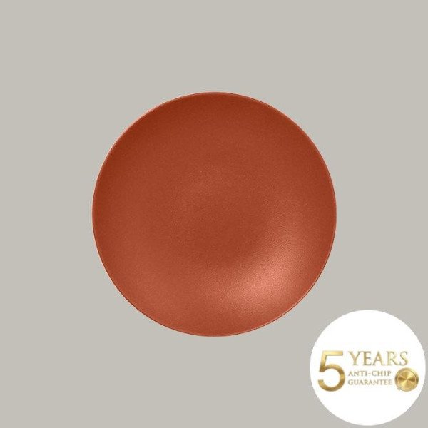 Teller coup tief Neofusion 12er Set aus Porzellan in rustikalen Farben