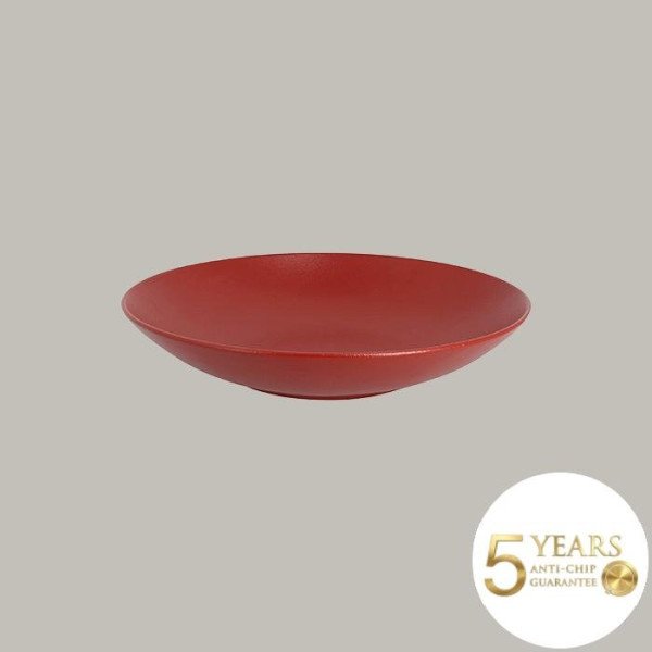 Teller coup tief aus Porzellan in rustikalen Farben – Neofusion Serie von RAK Porcelain, 12-teilig, Ø 25,9 cm