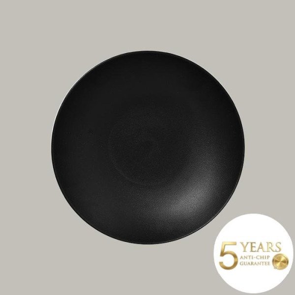 Teller coup tief aus Porzellan in rustikalem Design – Neofusion Serie von RAK Porcelain, 6er Set, Ø 29.9 cm