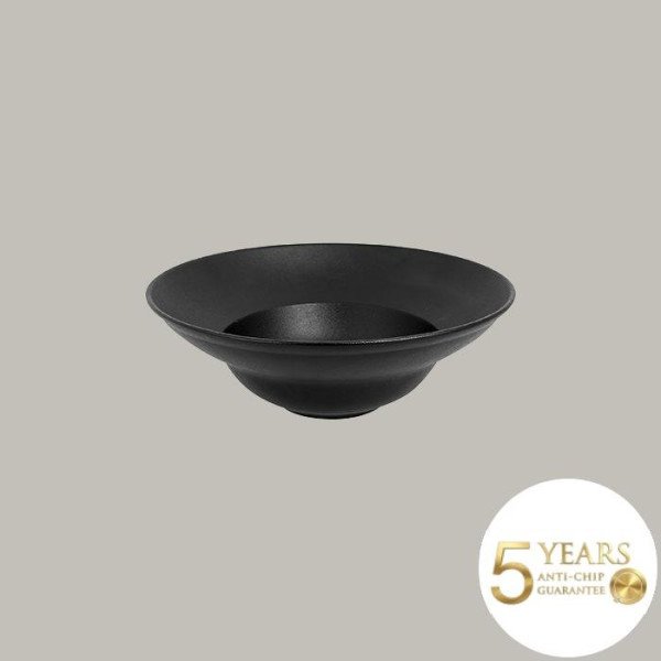 Teller extra tief aus Porzellan, 6er-Set, Neofusion Serie von RAK Porcelain – rustikale Farben und hohe Festigkeit