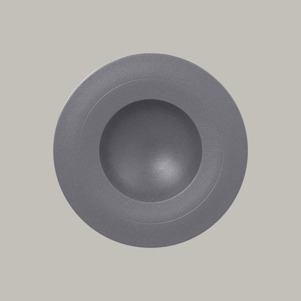 Teller tief mit Rand aus Porzellan, Neofusion Serie von RAK Porcelain, 6er Set, Ø 28,5 cm