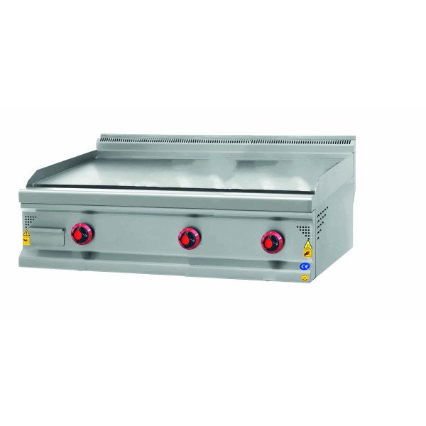 Electric griddle - 13,5 kW - Smooth