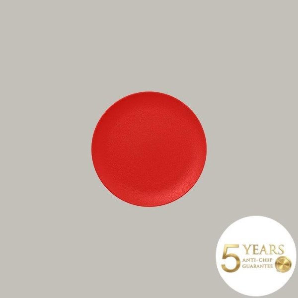 Teller coup flach aus Porzellan, 24-teilig, Neofusion Serie in rustikalen Farben