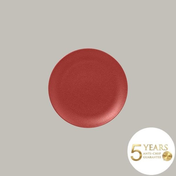 Teller coup flach aus Porzellan, 12-teilig, Neofusion Serie in 6 Farben