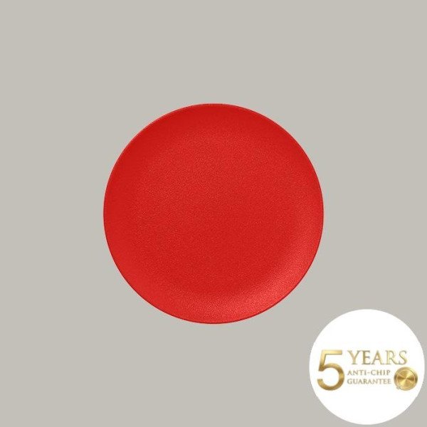 Teller coup flach aus Porzellan, 12-teilig, Neofusion Serie von RAK Porcelain in rustikalen Farben