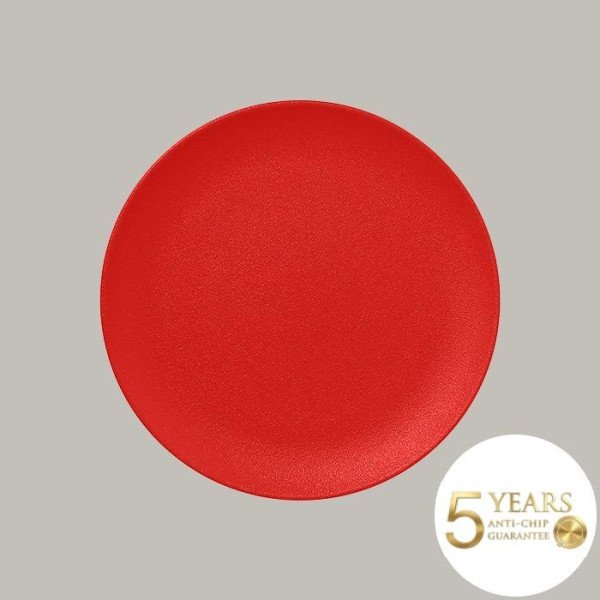 Teller coup flach aus Porzellan in rustikalen Farben, 6er-Set von RAK Porcelain – Neofusion-Serie