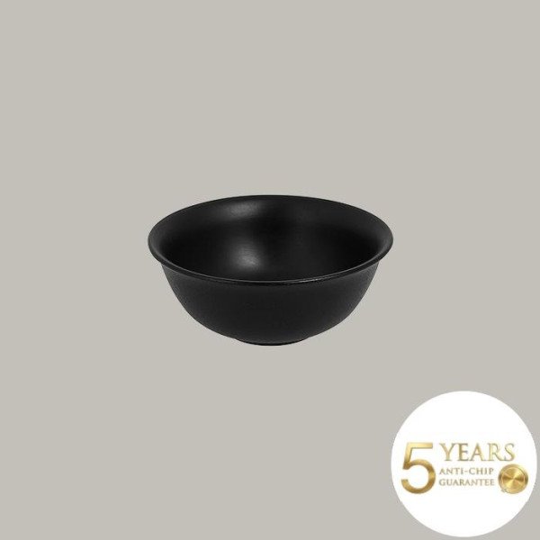 Schale aus Porzellan in Vulkanschwarz, 16 cm Ø, 12-teiliges Set – RAK Porcelain Neofusion